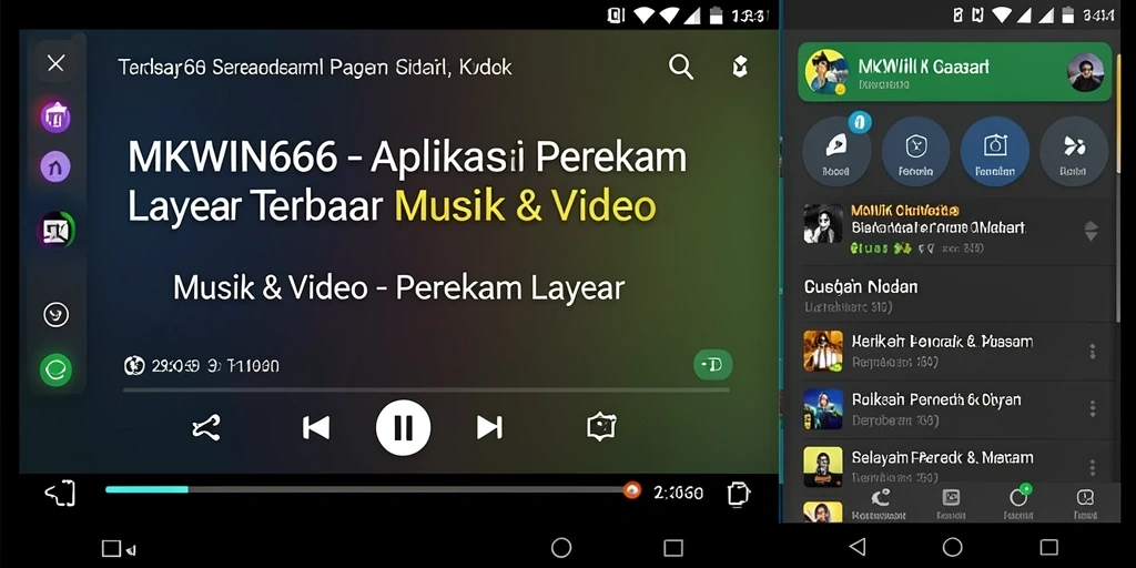 Tampilan antarmuka MKWIN666 yang sederhana dan fungsional.